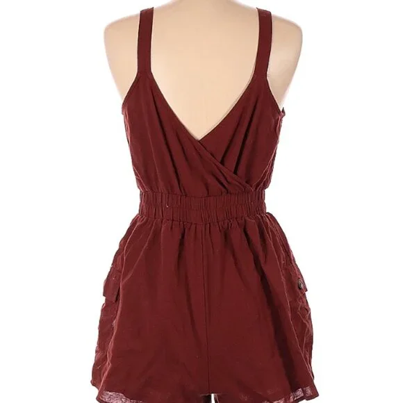 American Eagle Outfitters Orange Women's Romper M - Picture 3 of 4